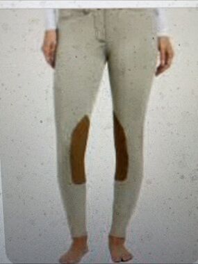 Made in England equestrian riding pants with Suede Knee Patches - new